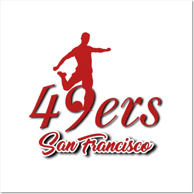 49ers Wall Art by Light Up Glow 